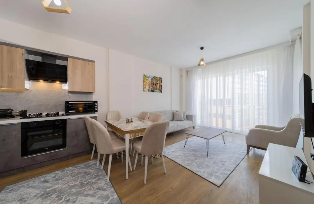 Remarkable Flat With Shared Pool In Kepez-1