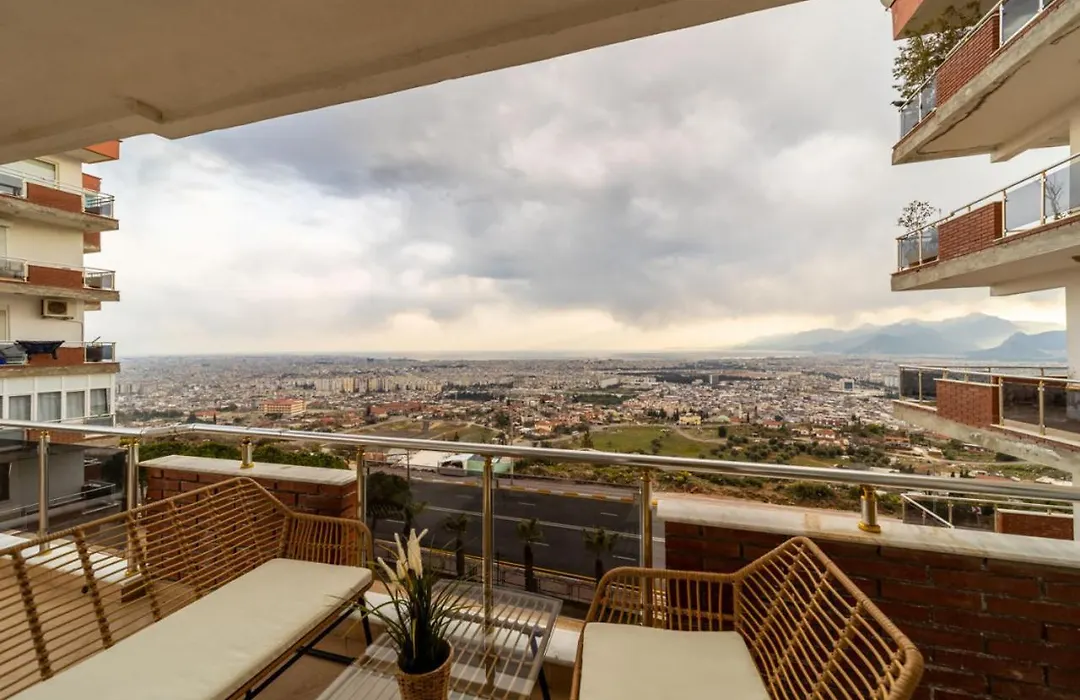 Apartment With Panoramic City View In Kepez-1