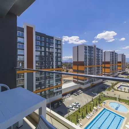 Remarkable Flat With Shared Pool In Kepez-3