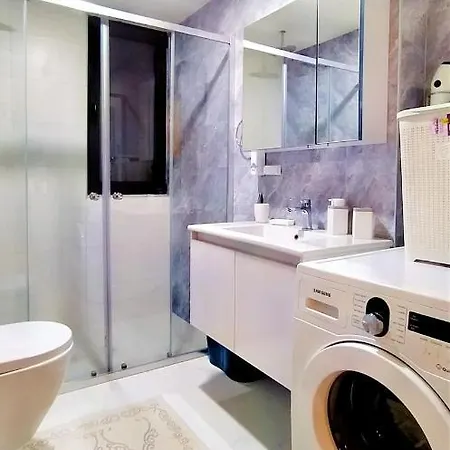 Central Flat With Shared Pool In Kepez Antalya-3